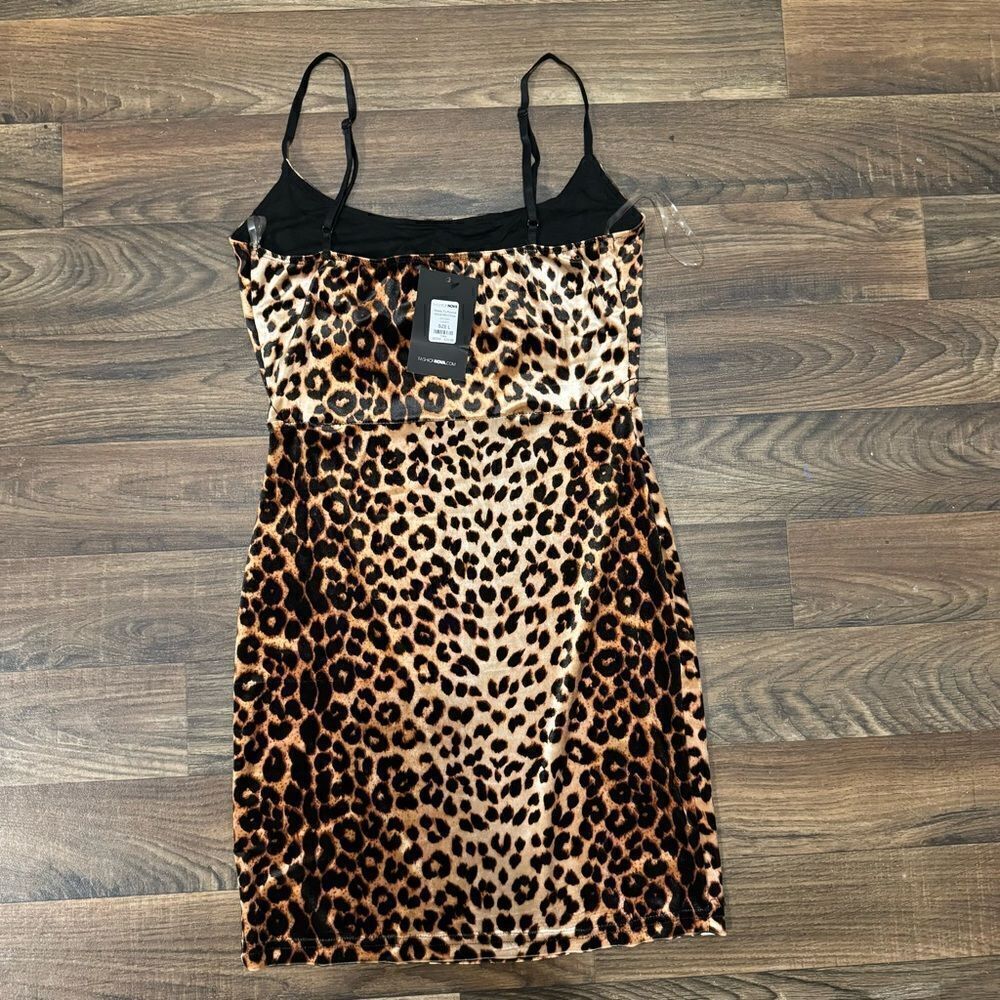 FN Ready To Pounce Velvet Mini Dress - Picture 4 of 7